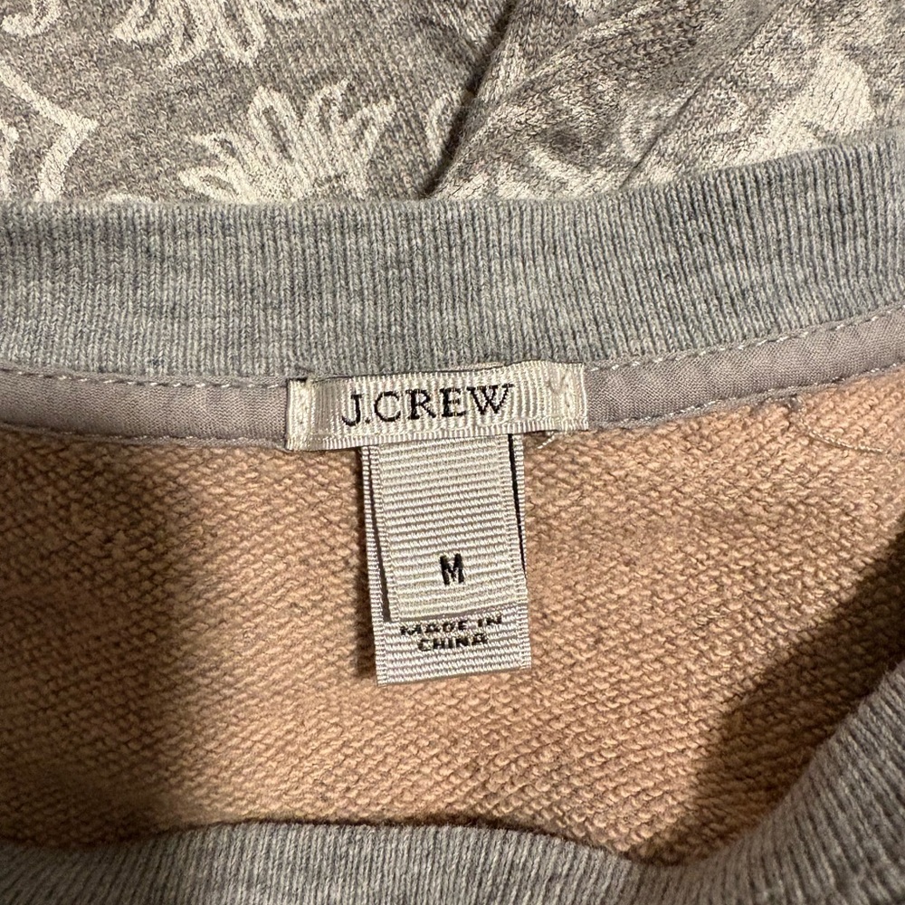 J. Crew Gray Patterned Women's Sweater - image 3